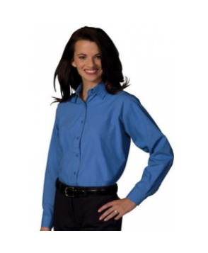 Ladies broadcloth shirt - French Blue 