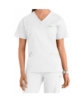 IguanaMed Medflex II scrub top - Winter White 