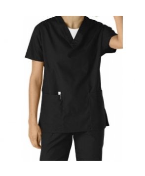 Dickies EDS v-neck scrub top - Black 