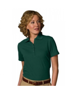 Womens soft touch pique polo - Hunter 