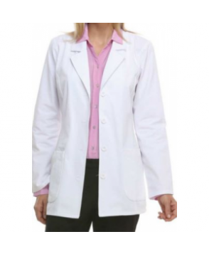 Dickies women's fashion lab coat - WHITE 