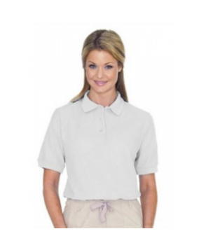 White Swan ladies polo - White 