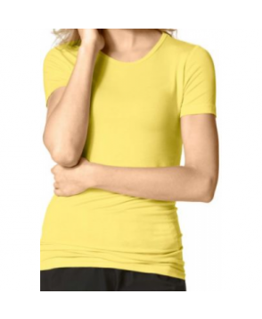 WonderWink Silky short sleeve tee - Yellow 