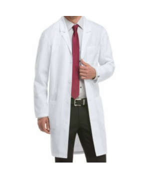 Dickies Professional Whites with Certainty Plus unisex 4 inch lab coat - White 