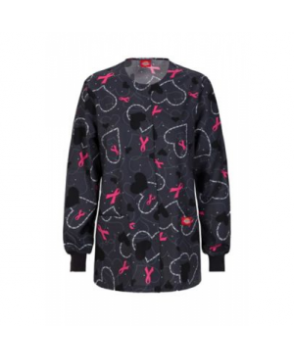 Dickies EDS Care to Love print scrub jacket - Care To Love 