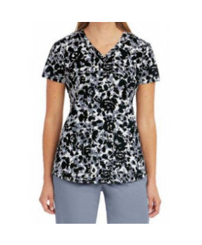 Greys Anatomy Lace Rose print scrub top ace Rose 