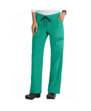 Lynx Untamed Trailblazer drawstring scrub pant - Emerald - PL