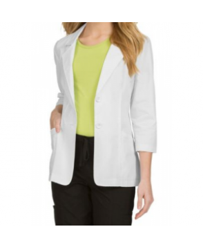 Med Couture womens 8 inch lab coat - White 