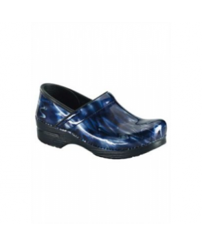 Dansko Professional Blue Ripple patent nursing clog - Blue Ripple 