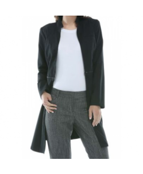 Cherokee Luxe convertible lab coat - Black 