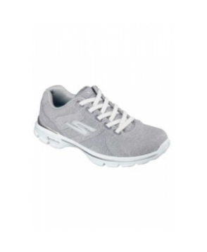 Skechers Go Walk 3 Stretch Supersock womens athletic shoe - Grey 