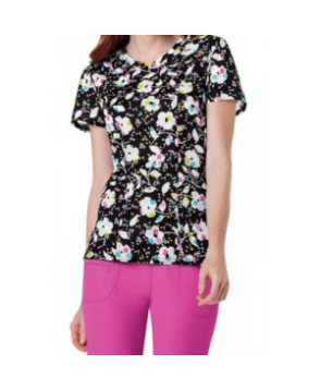 HeartSoul You're So Vine print scrub top - Youre So Vine 