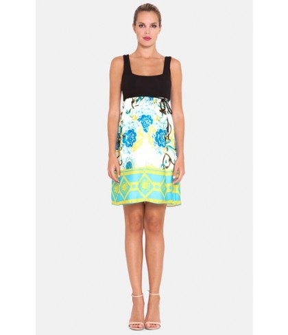 Olian Print Maternity Tank Dress