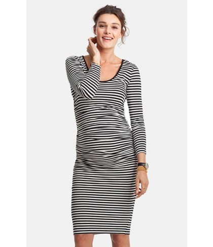 Isabella Oliver 'Hayfield' Stripe Maternity Dress