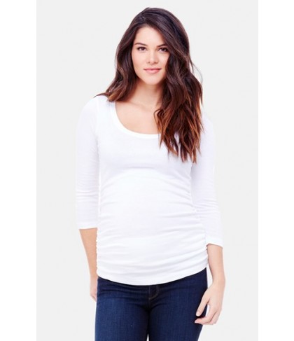 Ingrid & Isabel Ruched Maternity Top