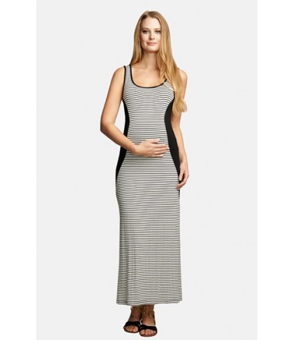 The Urban Ma Scoop Neck Maxi Maternity Dress