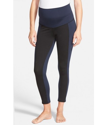 Maternal America Crop Maternity Yoga Pants