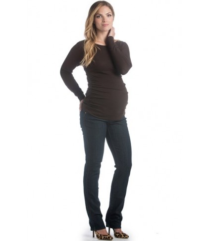 Lilac Clothing 'Taylor' Boatneck Maternity Top