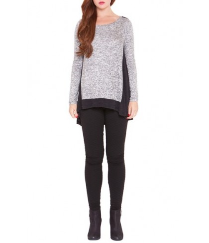 Olian 'Willow' High/low Maternity Sweater