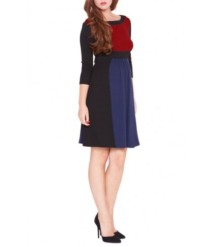 Olian 'Lucy' Colorblock Maternity Dress