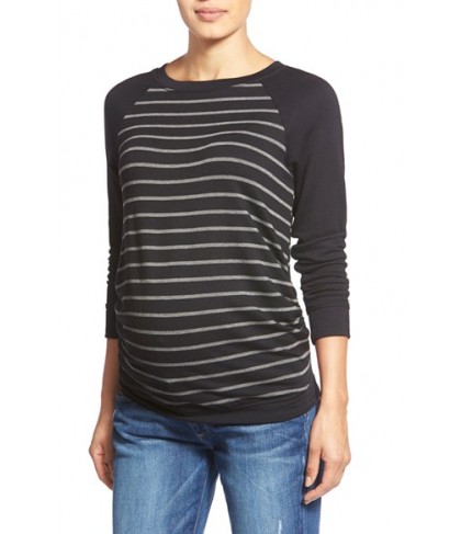 Tart Maternity 'Katrina' Striped Maternity Sweatshirt