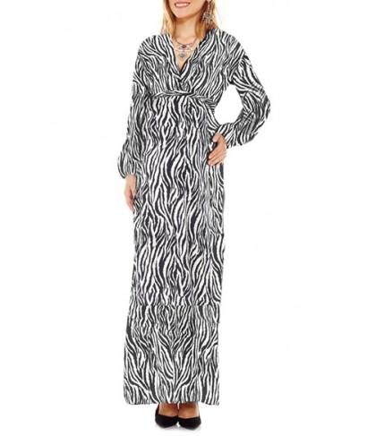 Imanimo Wrap Maternity Maxi Dress