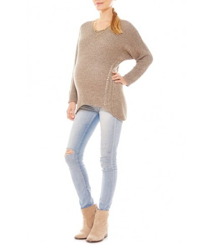 Imanimo Open Knit Maternity Sweater