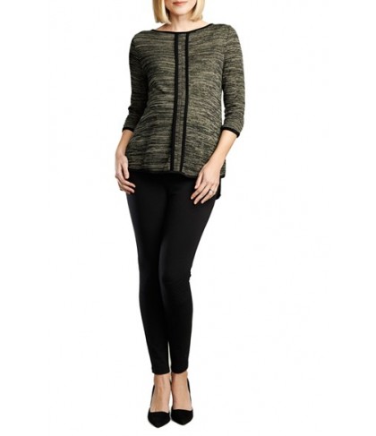Maternal America French Seam Maternity Top