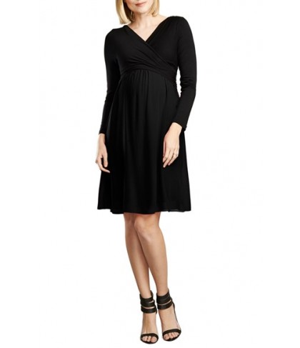 Maternal America Crossover Maternity Dress