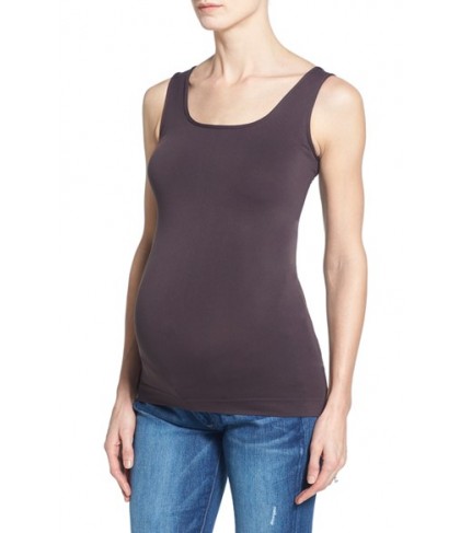 Tees By Tina Scoop Neck Maternity Tank