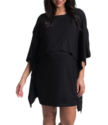 Bun Maternity Poncho Tunic Maternity Dress