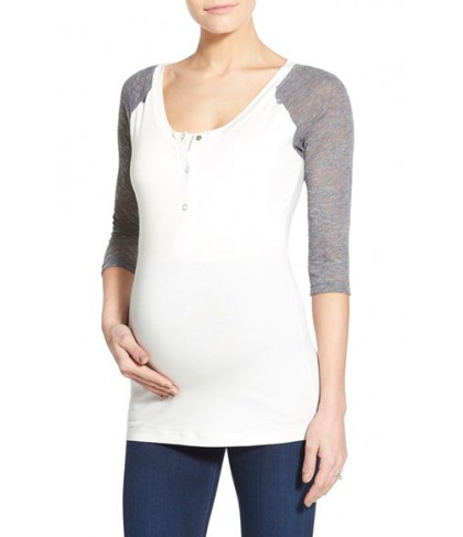 Lab 'Bobbi' Raglan Sleeve Maternity/nursing Top