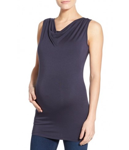 Lab 'Anna' Cowl Neck Maternity/nursing Tank