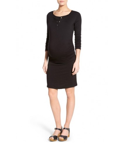 Lab 'Wendy' Maternity/nursing Midi Dress