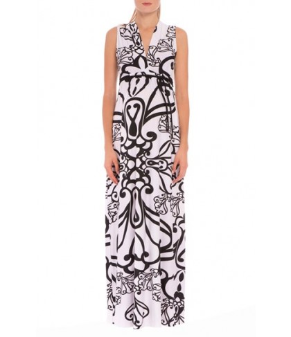 Olian 'Giorgina' Print Drawstring Maternity Maxi Dress