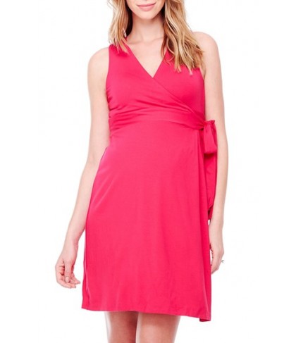 Ingrid & Isabel Sleeveless Wrap Maternity Dress