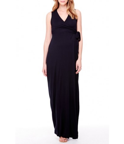 Ingrid & Isabel Wrap Maternity Maxi Dress