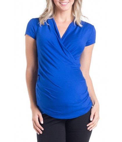 Lilac Clothing 'Karen' Surplice Maternity Top