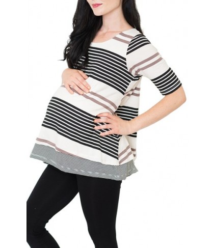 Nom Maternity Short-Sleeve Nursing/maternity Top