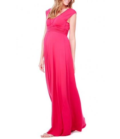 Ingrid & Isabel Empire Waist Maternity Maxi Dress