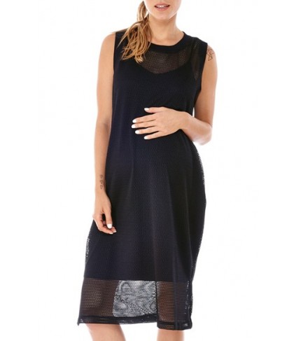 Imanimo Sporty Mesh Maternity Dress