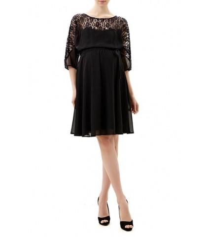 Kimi And Kai 'Piper' Lace Top Maternity Dress