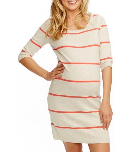 Rosie Pope 'Harper' Stripe Maternity Sweater Dress