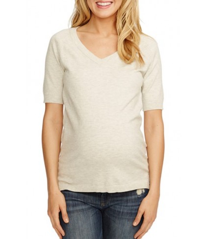 Rosie Pope 'Avery' V-Neck Maternity Sweater