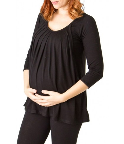 Savi Mom Pleated Maternity/nursing Top