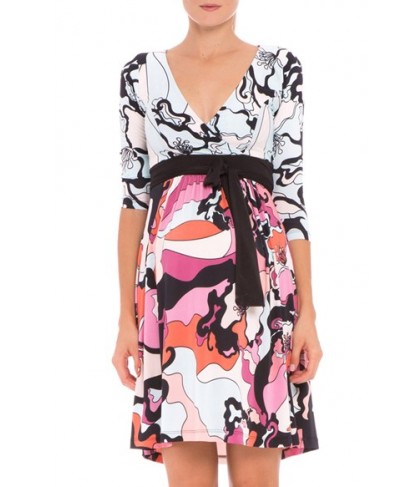 Olian 'Tamara' Print Maternity Dress