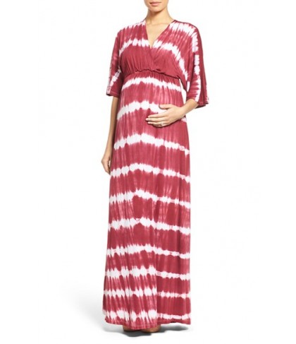 Fillyboo 'Dream Shakey' Tie Dye Maternity Maxi Dress