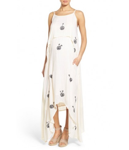Fillyboo 'Nothing But Love' Embroidered Maternity/nursing Popover Dress