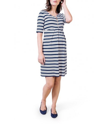 Isabella Oliver 'Beaumont' Stripe Maternity Dress