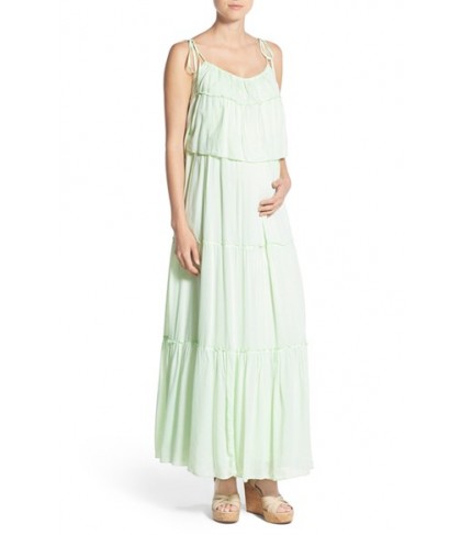 Fillyboo 'Songbird' Popover Maternity/nursing Maxi Dress